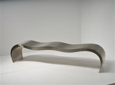 A Triplewave stainless steel object, designed and manufactured by Friedrich Schilcher - Design