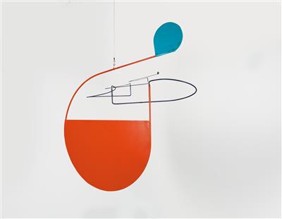 An IG Mobile No. 1416/Orange-Blue, designed by Ib Geertsen * - Design