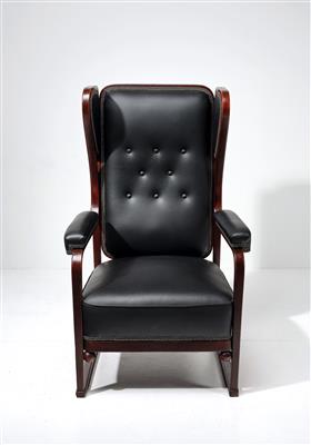 A Model No. 666 wingback chair, designed by Josef Hoffmann - Design
