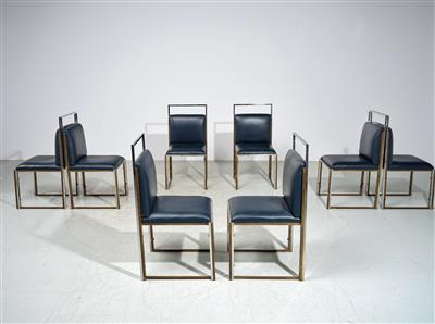 A set of eight dining room chairs for Cittone Oggi, - Design