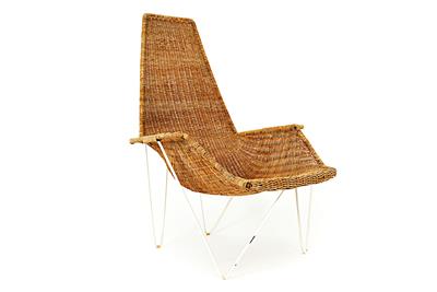 A Rare Wicker Armchair, Fritz Vogell (attributed to) - Design