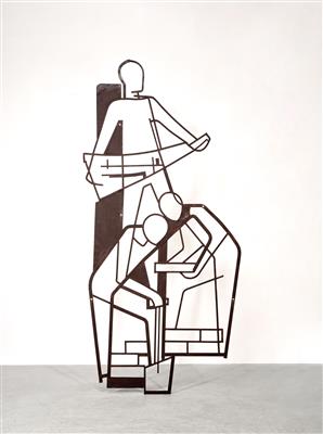 Unikat Wandbild, Kunst am Bau, Deutschland um 1960, - Design