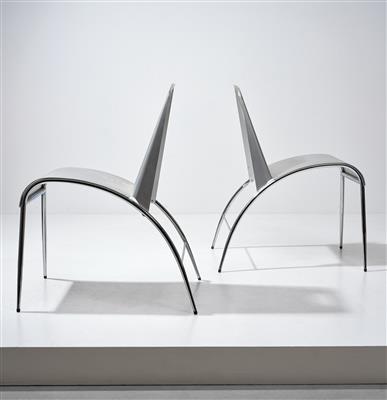 Zwei Stühle Prototyp Mod. New Energy, Massimo Iosa Ghini * - Design