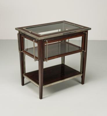 A bar cabinet and serving trolley, first half of the 20th century, - Design