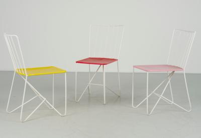 Satz von drei "Primus"Stühlen, Entwurf Arch. J. O. Wladar - Design