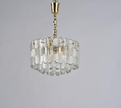 Eisglas-Deckenlampe Mod. Palazzo, - Design