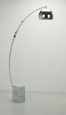 A large arc lamp / floor lamp, for F. in L. M. A, Italy, - Design