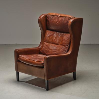A wing chair / highback armchair, school of Börge Mogensen - Design