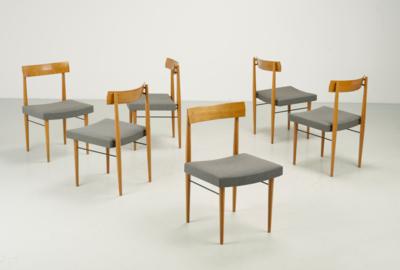 A set of six dining chairs, first half of the 20th century, - Design