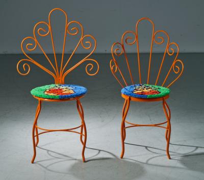 Zwei Kinderstühle 'Pina Colada Chairs', Ausführung Nawaaz Saldulker, - Design