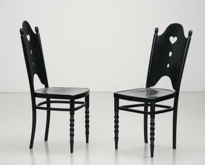 Two chairs, J. and J. Kohn, - Design