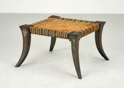 A “Greek stool” prototype, designed and manufactured by Goebel & Goebel, - Design