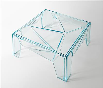 A “HYPERtable” side table, - Design First