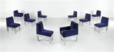 A set of eight “Cityscape” chairs, Model 240, and two “Cityscape” armchairs, Model No. 241, - Design First