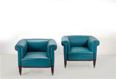 A pair of armchairs, Adolf Loos, designed for the apartment of Michael Leiss - Design First