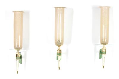 Drei Wandappliken / Wandlampen, - Summer Design Sale