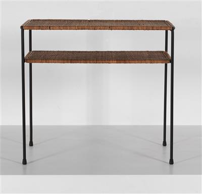 Tisch mit Ablage, Carl Auböck - Interior Design