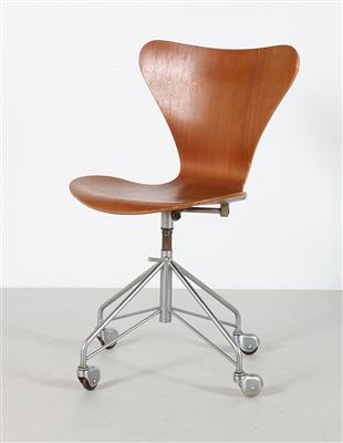 Bürostuhl / Kontorstol Modell 3117, Entwurf Arne Jacobsen - Design