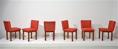 Satz von sechs Stühlen, Entwurf Alfred Soulek, - Design