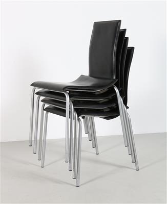 Satz von vier Stühlen, 2. Hälfte 20. Jahrundert, für La Palma, - Design