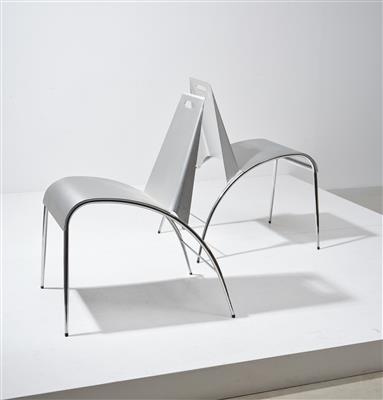 Zwei Stühle Prototyp Mod. New Energy, Massimo Iosa Ghini * - Design