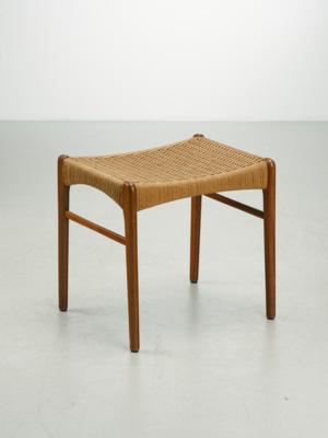 Hocker / Fußhocker, Entwurf Ejner Larsen  &  Aksel Bender Madsen - Design