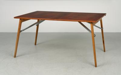 A dining table mod. 162 with folding parts, designed by Borge Mogensen, - Design