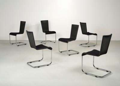 A set of six dining chairs model B20, designed by Axel Bruchhäuser - Design