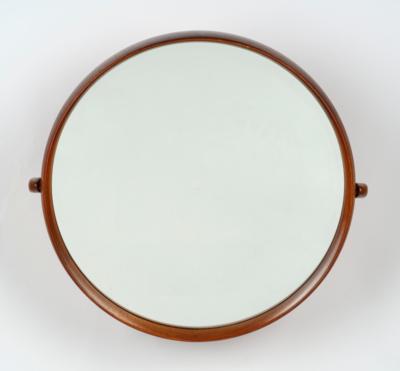A mirror with adjustable wall arm, designed by Uno & Östen Kristiansson - Design
