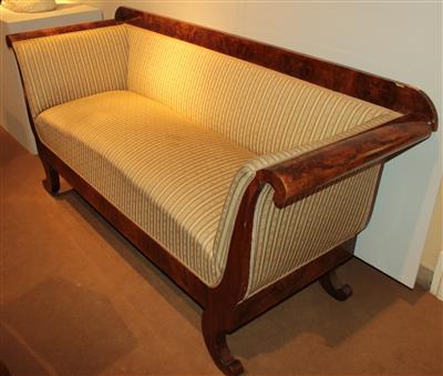 Biedermeier-Salonsitzbank, - Furniture, carpets