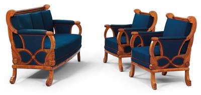 Biedermeier Sitzgarnitur, - Furniture, carpets