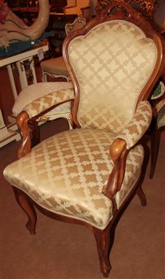 Fauteuil um 1860/70, - Furniture, carpets