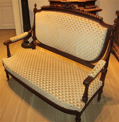 Historismus Salonsitzbank - Furniture, carpets