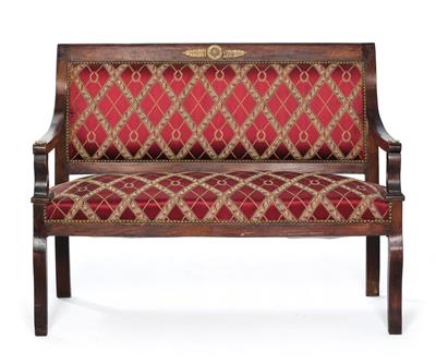 Neoklassizistische Sitzbank, - Furniture, carpets