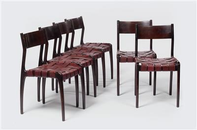 6er Set Stühle, - Möbel, Teppiche, Design und dekorative Kunst