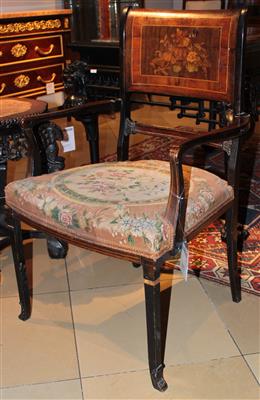 Englischer Armsessel, - Möbel, Design und Teppiche