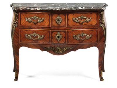 Kommode im Louis XV- Stil, Frankreich 19. Jh., - Möbel, Design und Teppiche