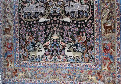 Isfahan ca. 223 x 157 cm, - Möbel, Teppiche und dekorative Kunst