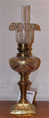 Petroleumlampe um 1900, - Nábytek, koberce