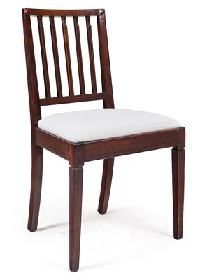 Feiner klassizistischer Stuhl, - Möbel, Design und Teppiche