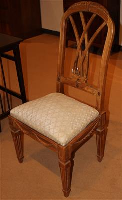 1 Paar prov. josef. Sessel um 1770/80, - Summer-auction