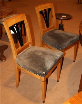 Paar Biederm. Sessel, - Sommerauktion - Möbel, Teppiche und Design
