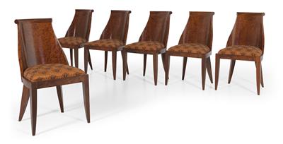 Satz von sechs Art Deco Sesseln - Sommerauktion - Möbel, Teppiche und Design