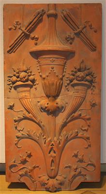 Terrakottatafel um 1900, - Summer-auction