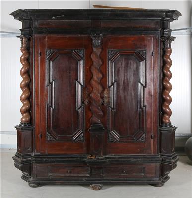 Barocker Hallenschrank, - Depot Reinhold Hofstätter