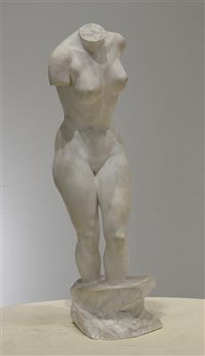 Skulptur "weiblicher Torso" in Anlehnung an die Antike, - Depot Reinhold Hofstätter