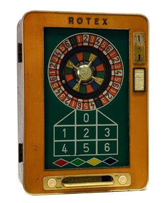 Wandhänge-Glücksspielautomat "ROTE X", - Depot Reinhold Hofstätter