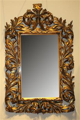 Salonspiegel im florentiner Barockstil, - Möbel und Design