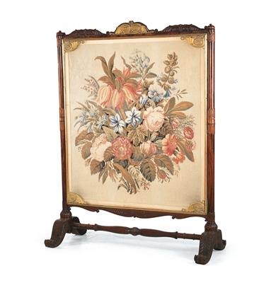 Spätbiedermeier - Kaminschirm, - Furniture and Decorative Art