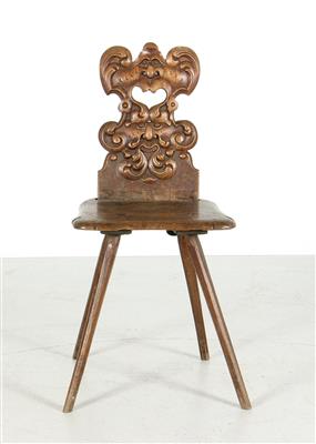 Bäuerlicher Sessel, - Möbel und dekorative Kunst